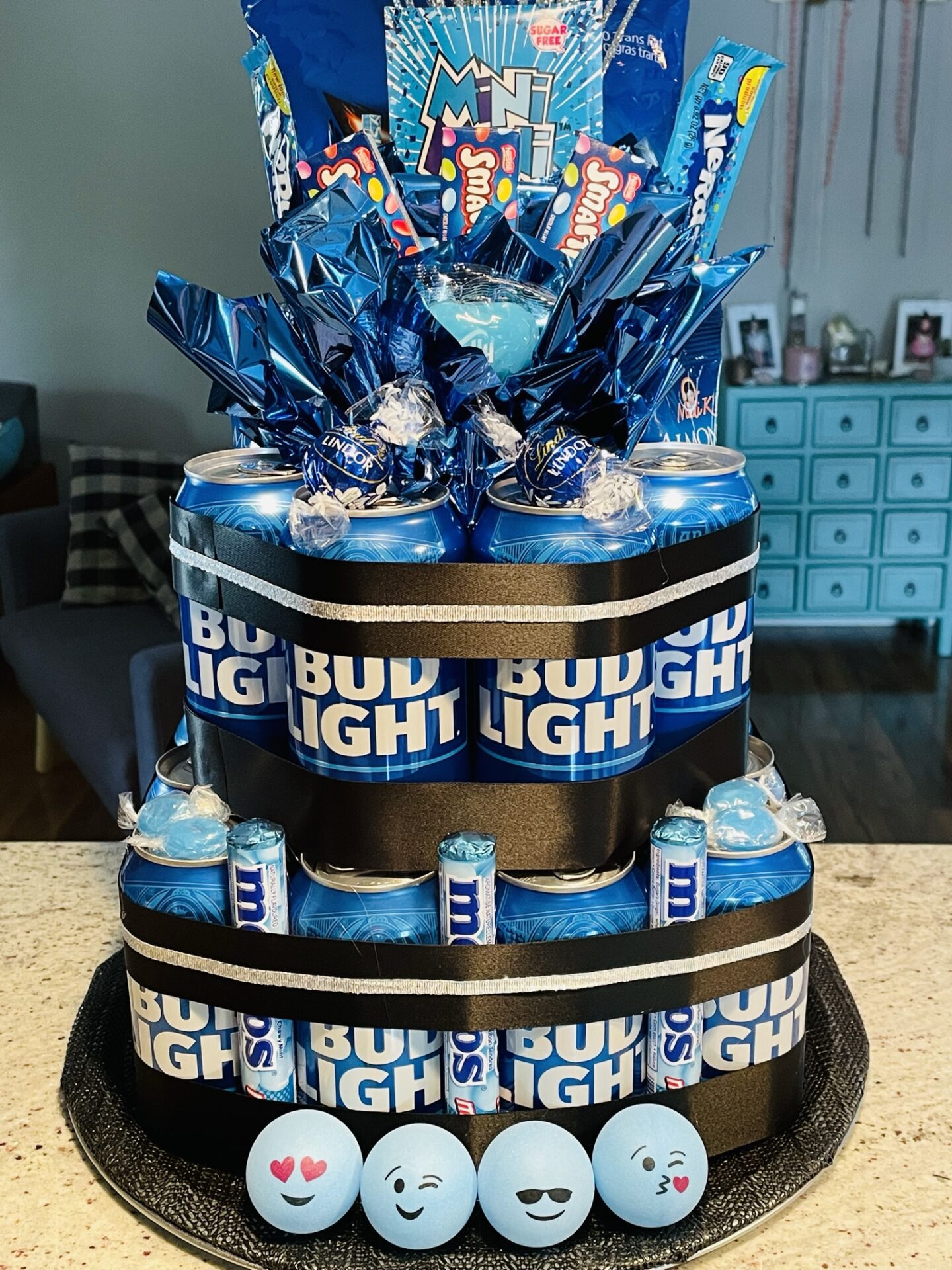 Beautiful Blue Cake